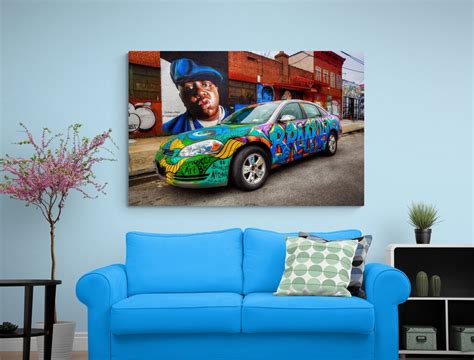 Biggie Smalls Car, New York Art, Color Photography, NYC Graffiti, Wall ...