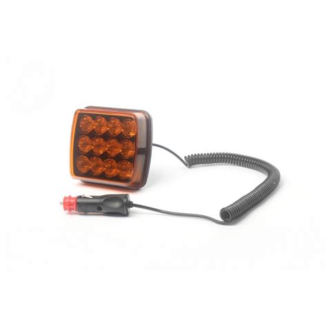 Lampa Stroboskopowa 12LED 5W 12 24V Magnes Tir Sklep Internetowy