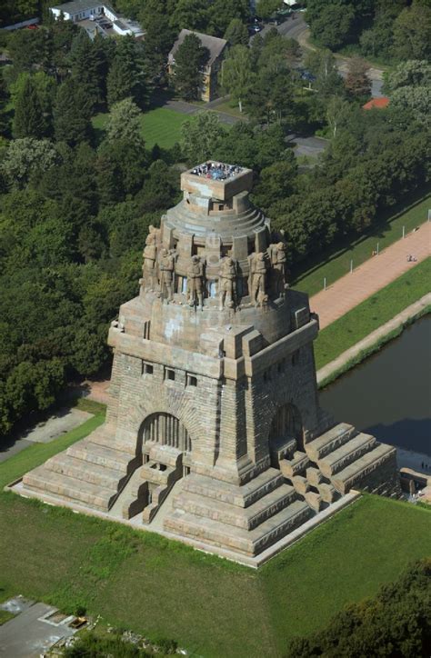 Luftaufnahme Leipzig Geschichts Denkmal V Lkerschlachtdenkmal In