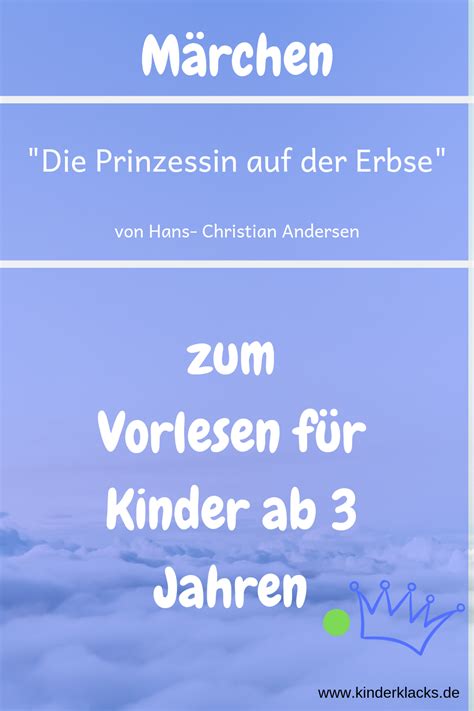 Märchen Die Prinzessin Auf Der Erbse Zum Vorlesen Für Kinder Ab 3