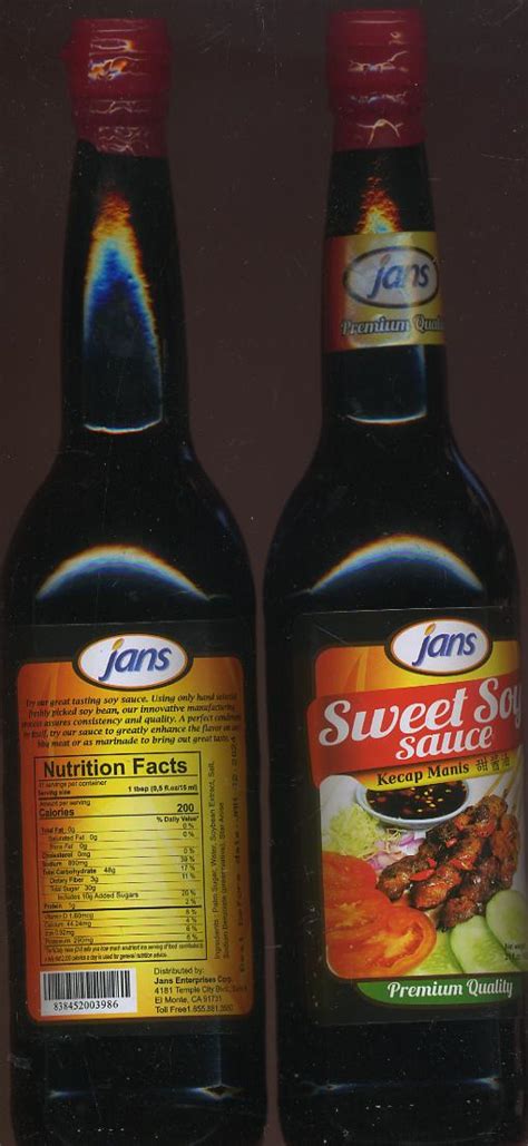 Ketjap Manis Jans Sweet Soy Sauce Ml Conimex Indonesian