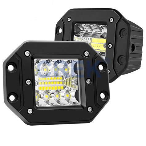 Wholesale 5 Flood Spot Offroad LED Work Light For Truck Flush Mount