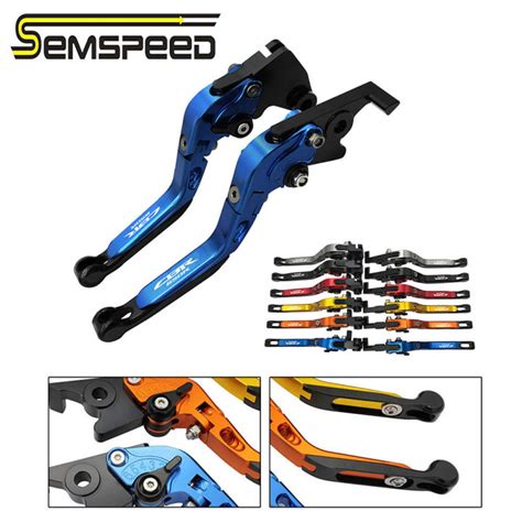 SEMSPEED CNC Motorcycle Foldable Extendable Brake Clutch Levers For