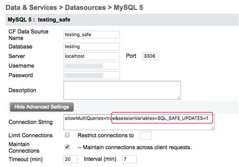 Using Safe Updates To Prevent Unbounded Update And Delete Statements In Mysql