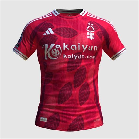 Nottingham Forest Forest Leaves Home Concept Fifa Kit Creator