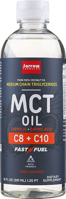 Jarrow Formulas Mct Oil Complemento Alimenticio Aceite Mct L Quido