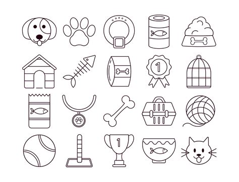 Pet Vector Free Icon Set