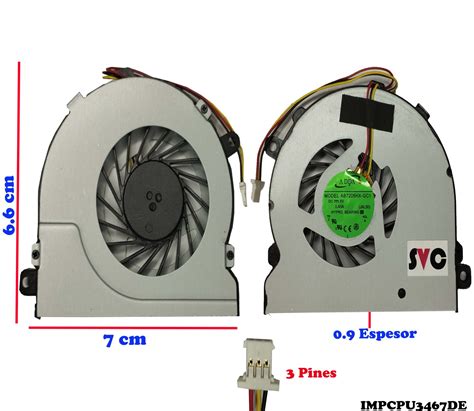 Ventilador Dell Inspiron 3467 3468 3465 3567 3562 3568 Gen Serviclic