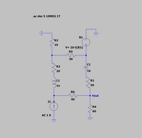 Solved Using Ltspice Simulate Vout S Magnitude Volt Phase Deg