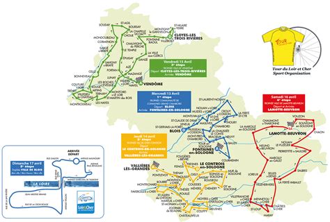 Tour du Loir et Cher 2022 parcours et profils des étapes Videos de