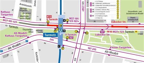 U Turmstr Haltestelleninfo Bvg