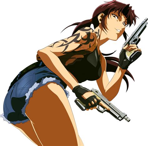 Black Lagoon Revy Vector Colored By Yuukion On Deviantart