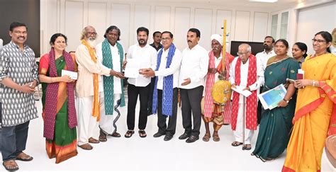 Telangana Cm Revanth Reddy Honors Padma Shri Awardees