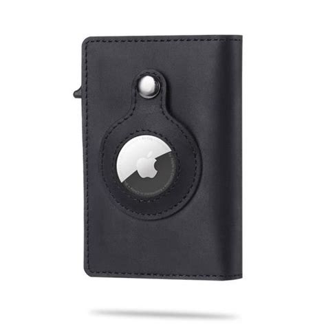 Porte Cartes M8AZI Pour Apple Airtag Wallet Hommes En Fiber De Carbone