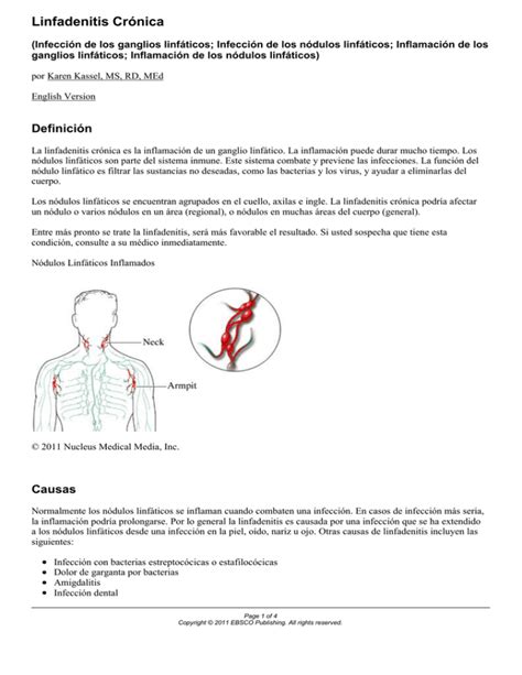 Linfadenitis Crónica