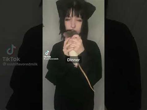 Sushiflavoredmilk vores a rat from her banned TikTok - YouTube