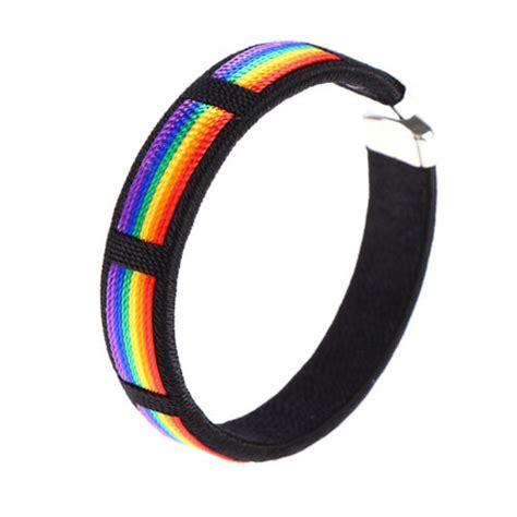 Lesbians Gays Bisexuals Rainbow Bangle Bracelets Rainbow Couple Open