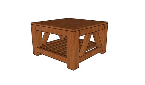 Free Coffee Table Plans Howtospecialist How To Build Step By Step