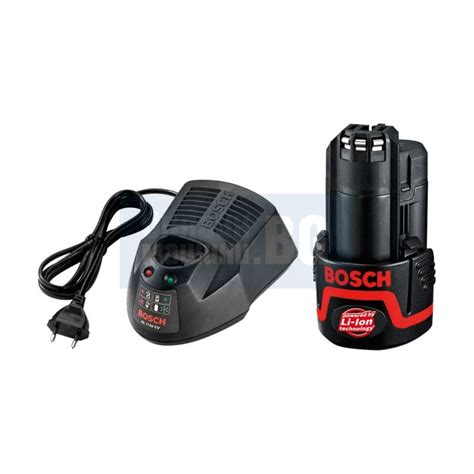 Комплект акумулаторна батерия Bosch GBA 12V 2 0 Ah Зарядно Bosch