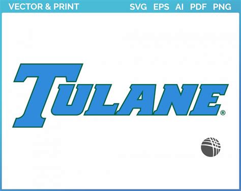 Tulane Green Wave - Wordmark Logo (2017) - College Sports Vector SVG ...