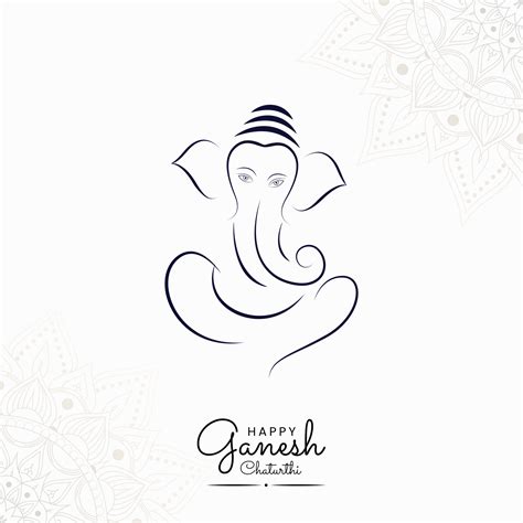 Happy Ganesh Chaturthi Social Media Post Design 12002687 Vector Art At