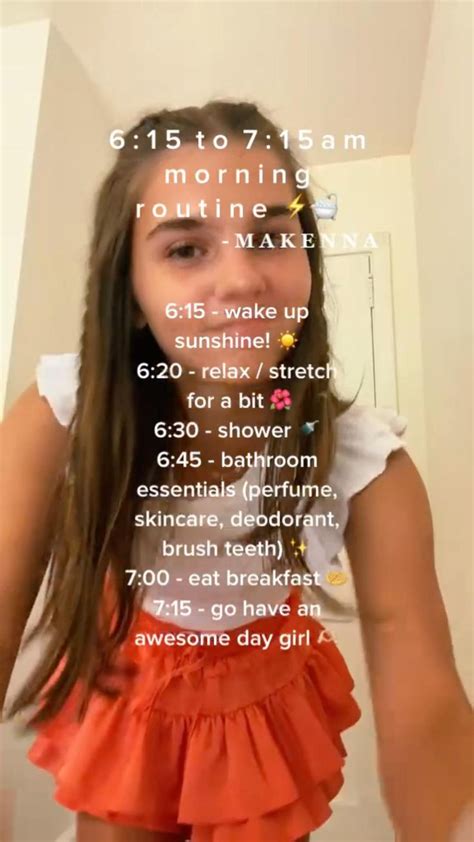 615 To 715 Am Morning Routine ⚡️ Makenna 💗 Beauty Routine Tips