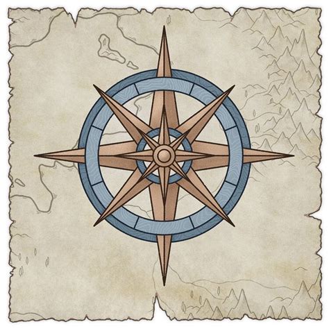 How to Draw a Compass on Fantasy Maps