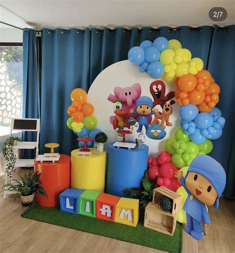 Pin De Gene En St Birthday Cumplea Os Pocoyo Decoracion Fiestas