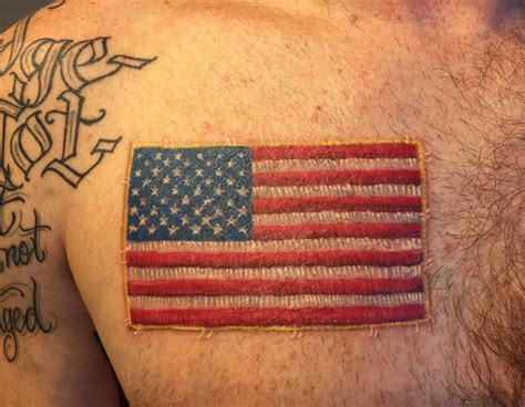 American Flag by Munky at Truth and Triumph in Dayton, Ohio : tattoo