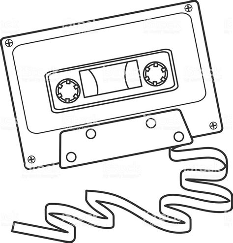 How To Draw A Cassette Tape Vansblackandyellow