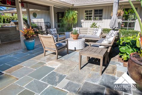 Using Tremron S Bluestone Pavers For Your Patio Area American