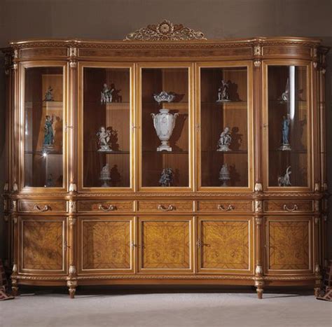 Traditional China Cabinet FRATELLI RADICE SRL Wooden Glass