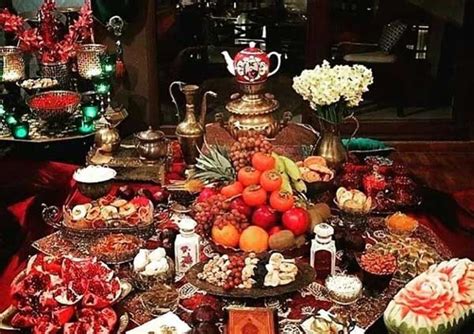 تزیین سفره شب یلدا زیباترین سفره های شب یلدا که تاکنون دیده اید مُچُم