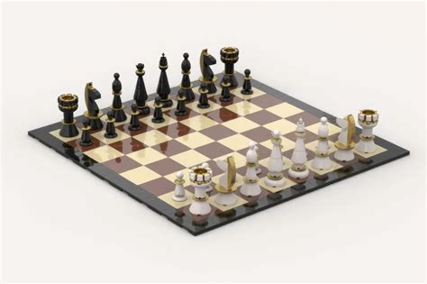 This Ingenious LEGO Chess Board folds into a Sculptural Tower when not ...