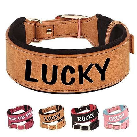 Collares De Cuero Para Perros Grandes