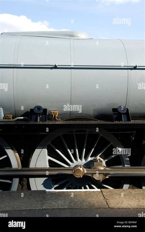 Closeup View Of The New A1 Class Steam Locomotive Tornado At Quorn