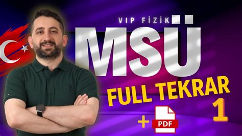 Tyt Fizik Son Tekrar Konu Konu Pdf Youtube