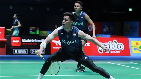 Foto Fajar Rian Satu Satunya Harapan Indonesia Di Korea Open 2023 Hari