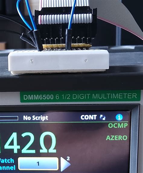 Keithley Dmm Scanner Card Wire And Wire Resistance