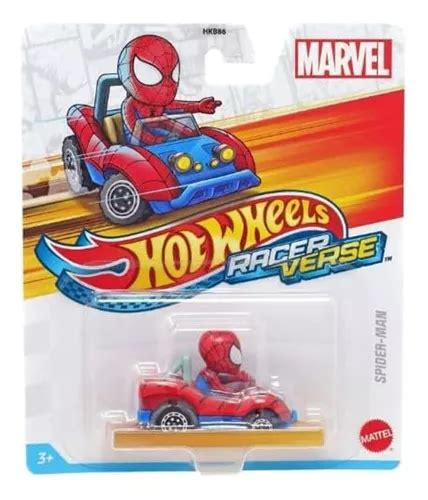 Spider Man Hot Wheels Racer Verse Marvel Hombre Ara A Env O Gratis
