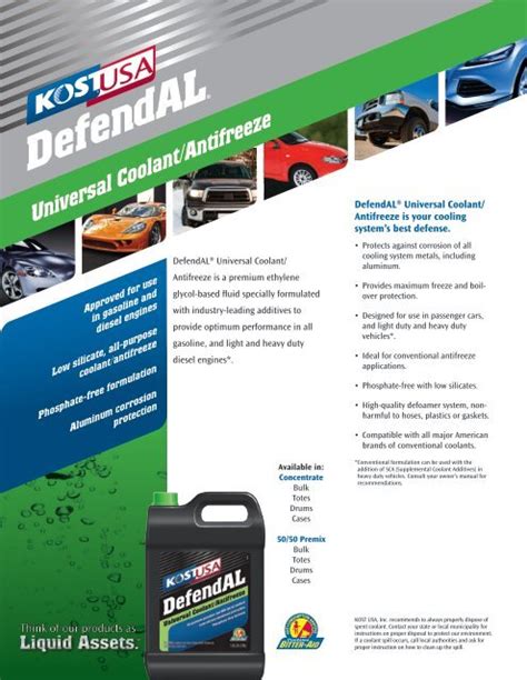 Defendal Universal Antifreeze Coolant