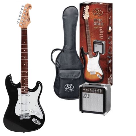 Pack Guitarra El Ctrica Sx Se Sk Strat Negro Palacio De La M Sica