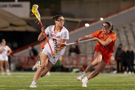 No 10 Maryland Womens Lacrosses Nine Game Win Streak Snapped By No