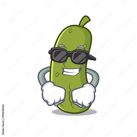 Super cool pickle character cartoon style Stock Vector | Adobe Stock