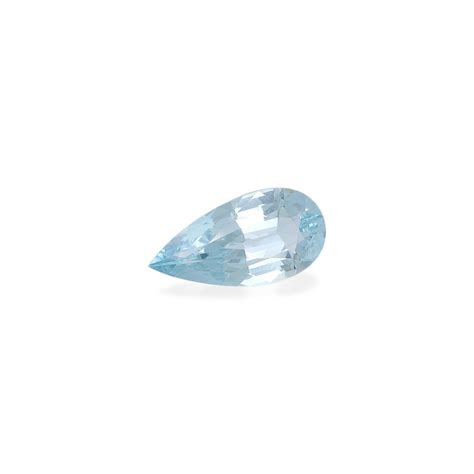 Aigue Marine Taille Poire Bleu Ciel 4 43 Carats