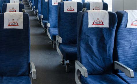 Second Class Seats In High Speed Trains Bullet Trains In China