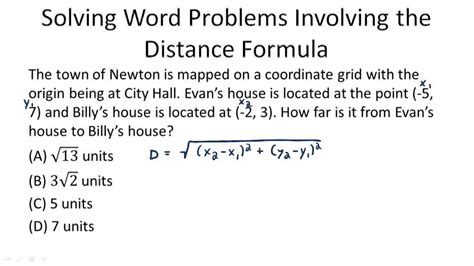 Distance Formula Examples