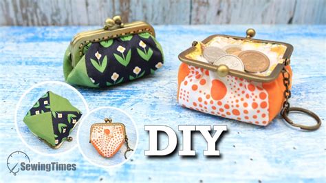 Diy Square Coin Purse Easy Gifts Idea Open Wide Clasp Frame Coin