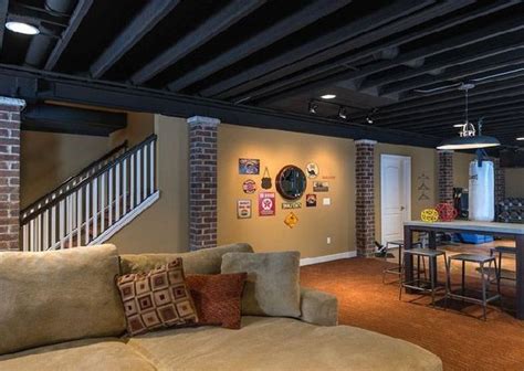 20 Cheap Unfinished Basement Ideas The Urban Decor