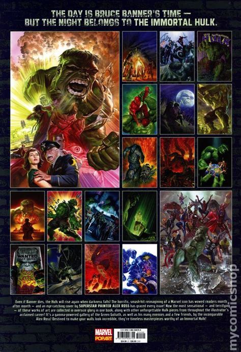 Immortal Hulk By Alex Ross Sc Marvel A Poster Book Comic Books